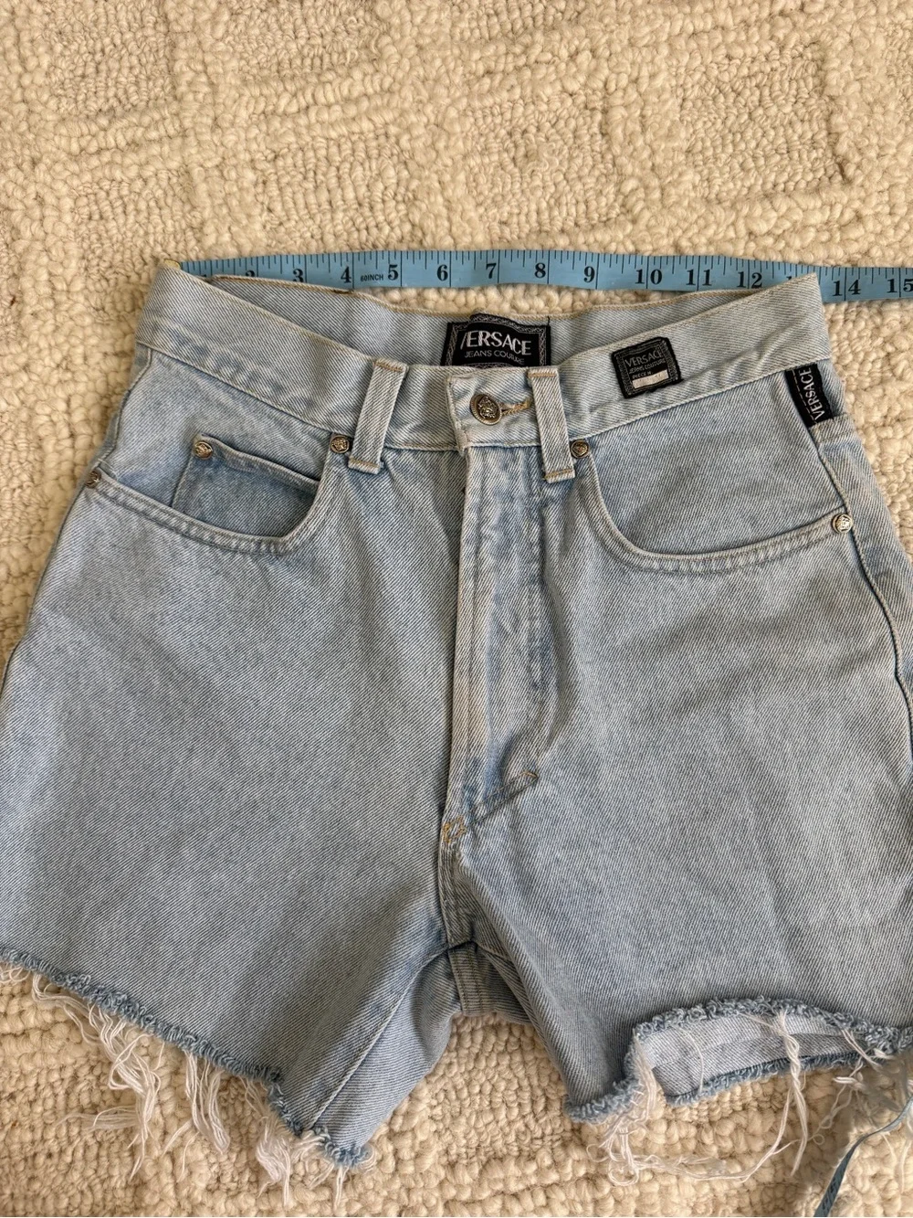 Versace denim shorts